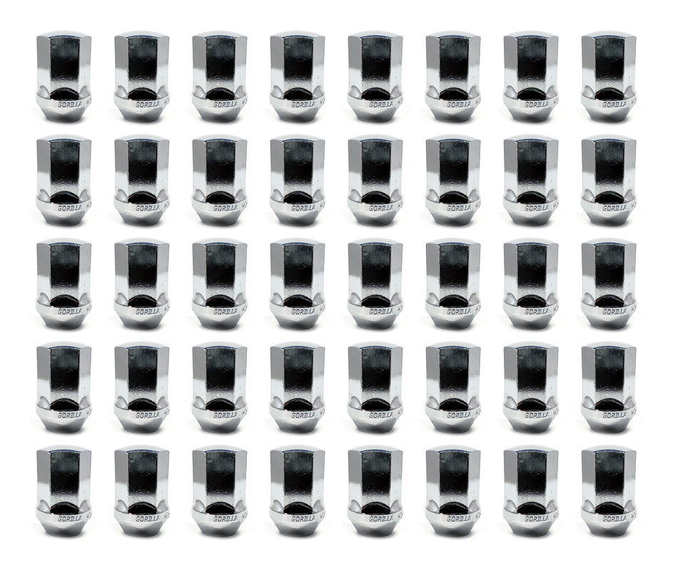 40 Lugnuts 14mm x 1.5 13/16 Hex
