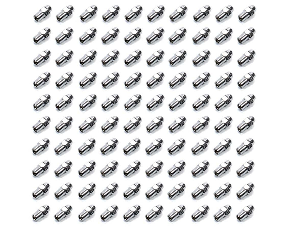 100 Lugnuts 1/2 Std Mag Closed End