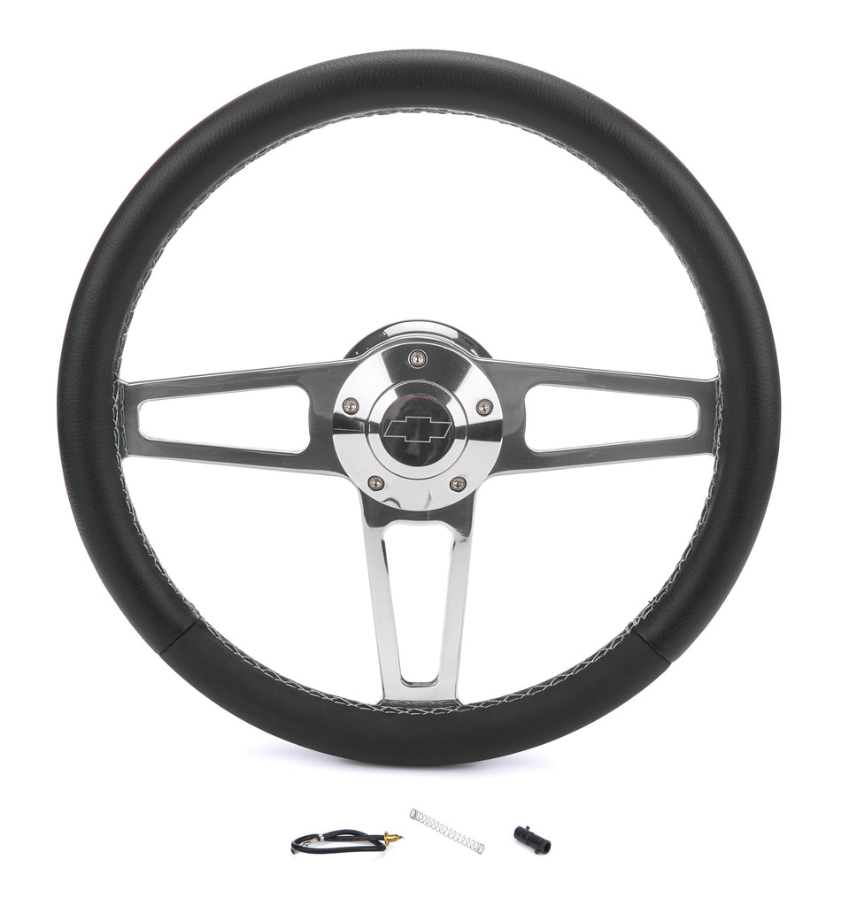 T Series Pol. Wheel Chev rolet Logo/Install Kit