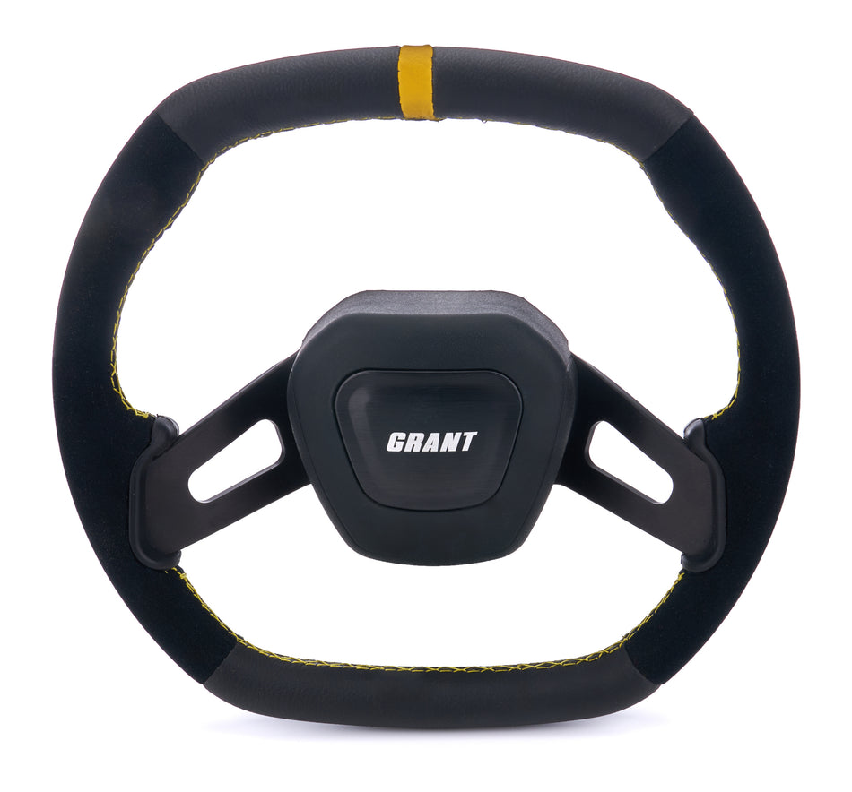 C8 Performance Steering Wheel Yellow Center