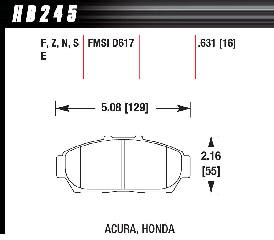Performance Street Brake Pads (4)