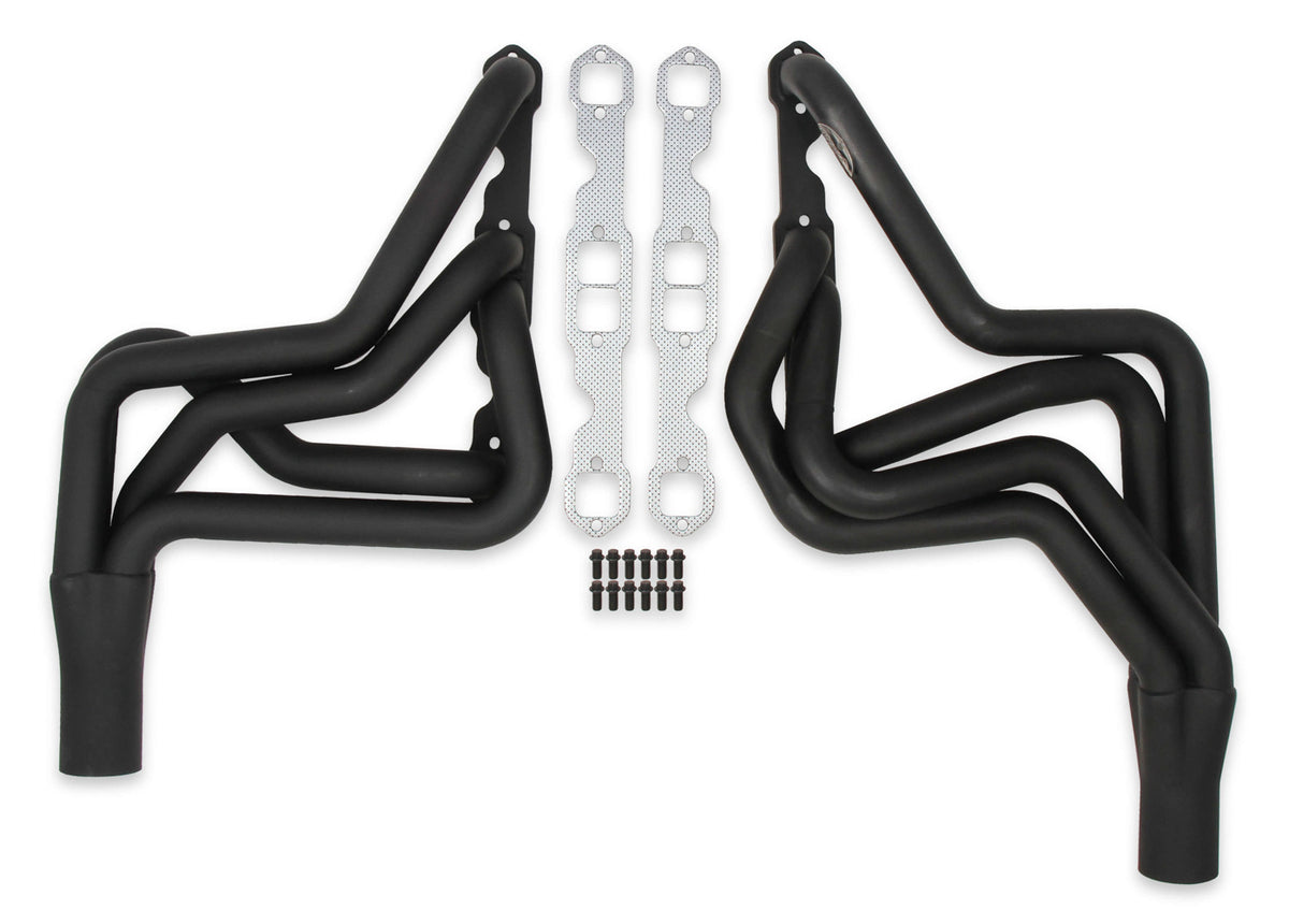 SBC Headers Street Stock 1-5/8IN Black Painted