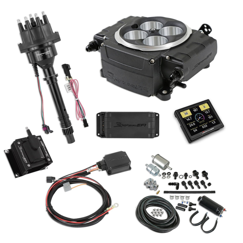 Sniper-2 EFI Master Kit w/SBC Ignition Black