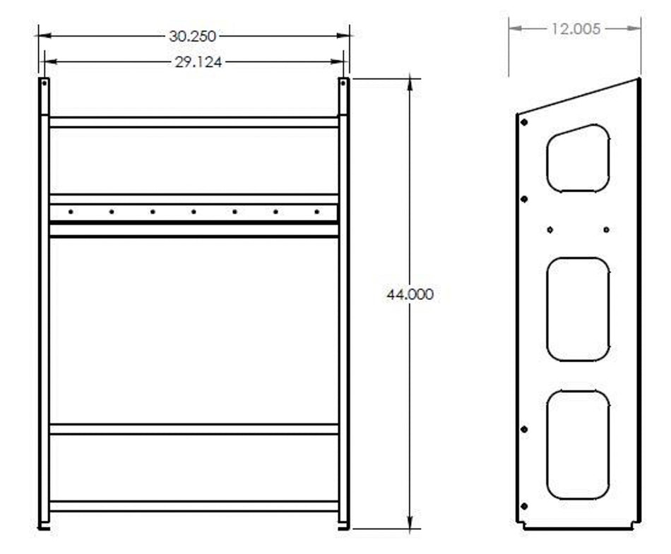 Jug Rack 6 Position Black
