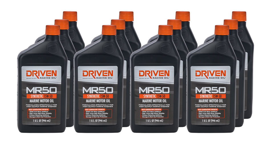 MR50 15w50 Marine Syn Oil Case 12 x 1 Quart