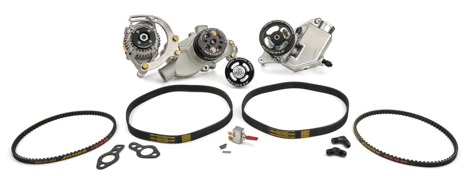 Serpentine Drive Kit SBC W/ PS - WP & ALT.
