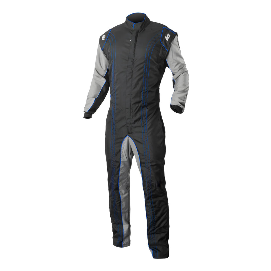 Suit Karting GK2 Youth 3X-Small Black/Blue