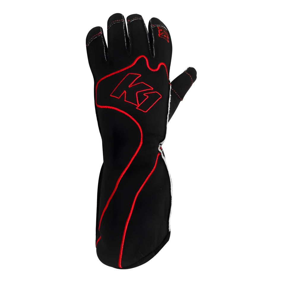 Gloves Karting RS1 Youth 4X-Small Black/Red