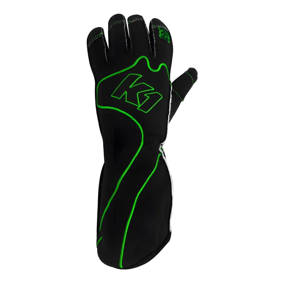 Gloves Karting RS1 Youth X-Small Black/Green