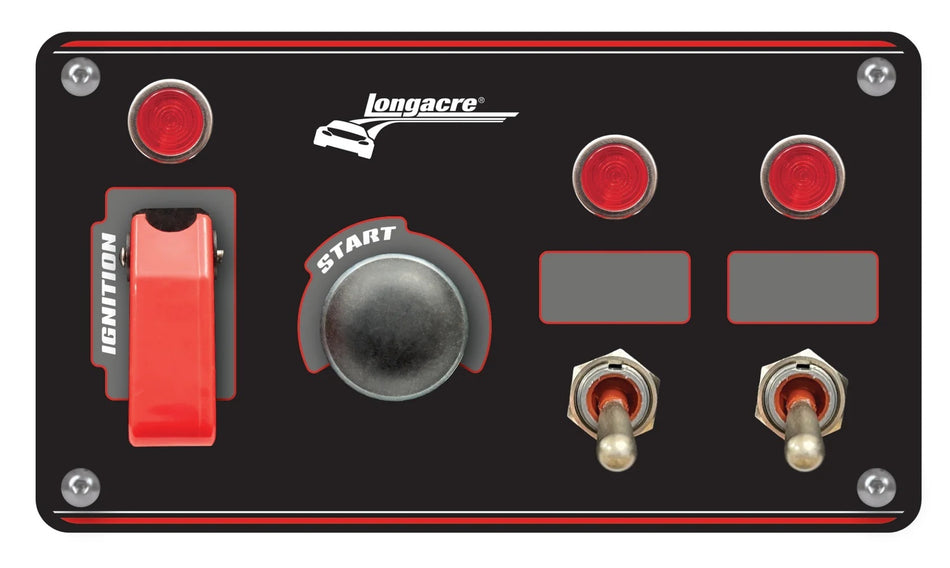 Ignition Panel Black w/2 Acc. and Pilot Light