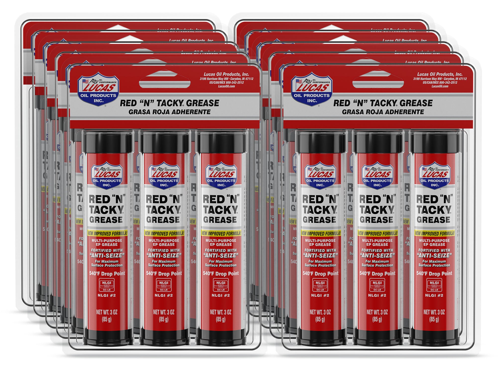 Red N Tacky Grease Case 10 x (3x3oz)