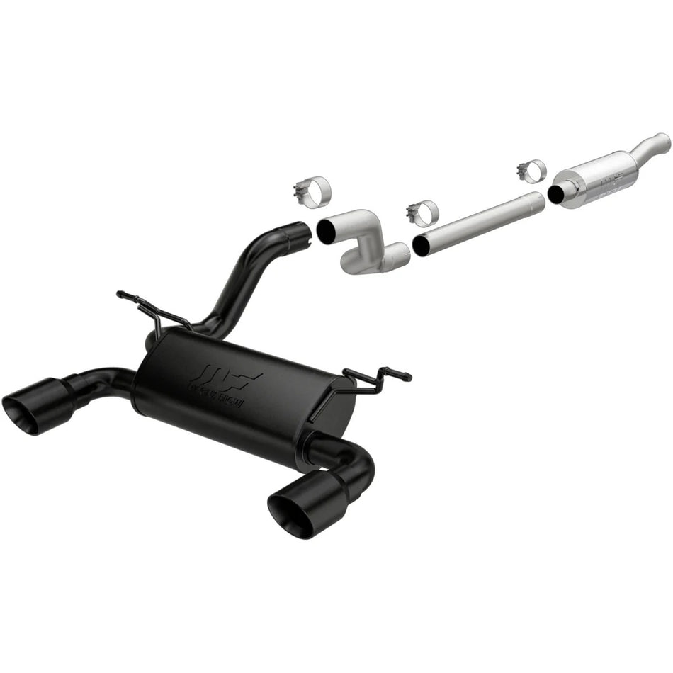 Cat-Back Exhaust 18-26 Jeep Wrangler 3.6L Blk