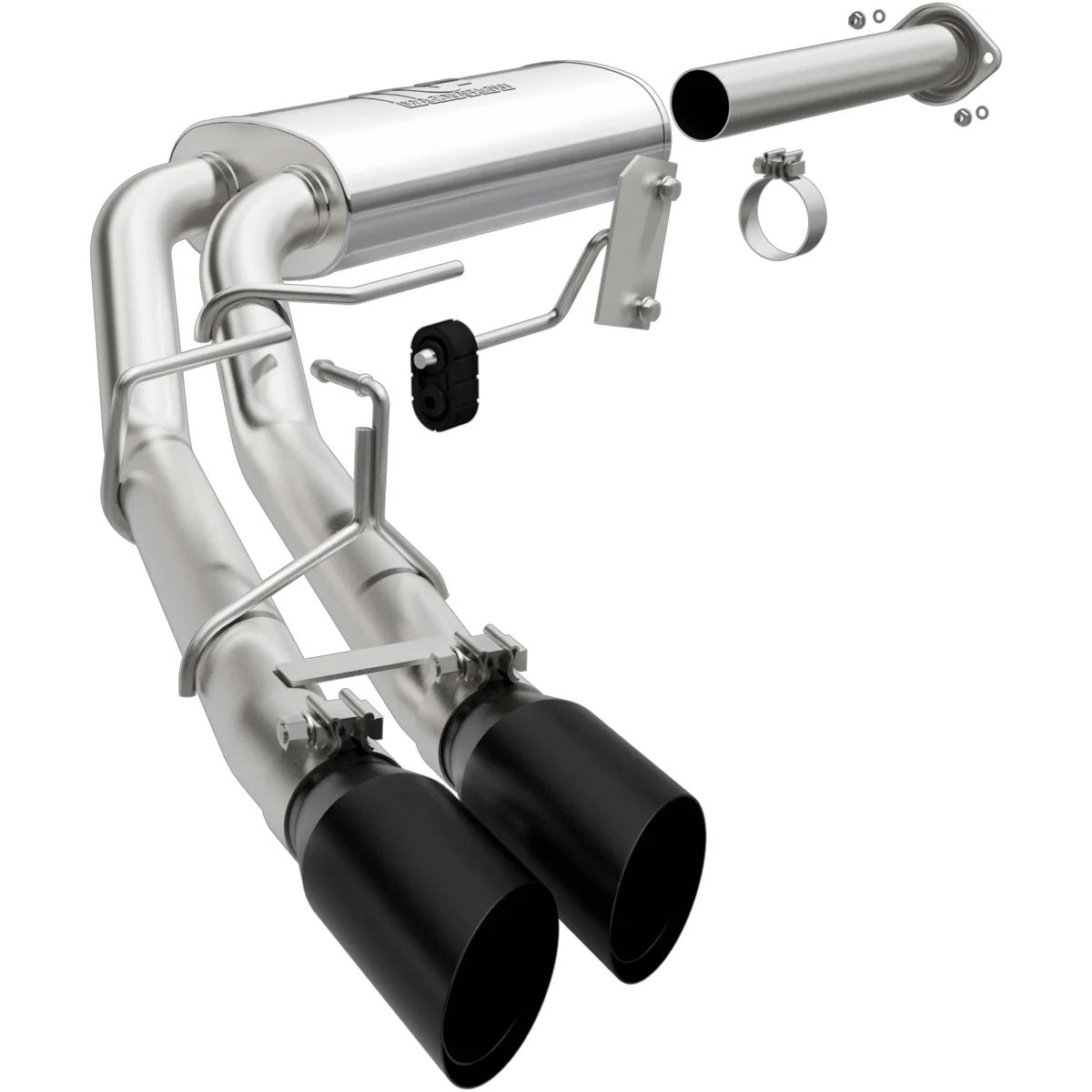 Cat-Back Exhaust 15-20 Ford F150 V6/V8 Gas Blk