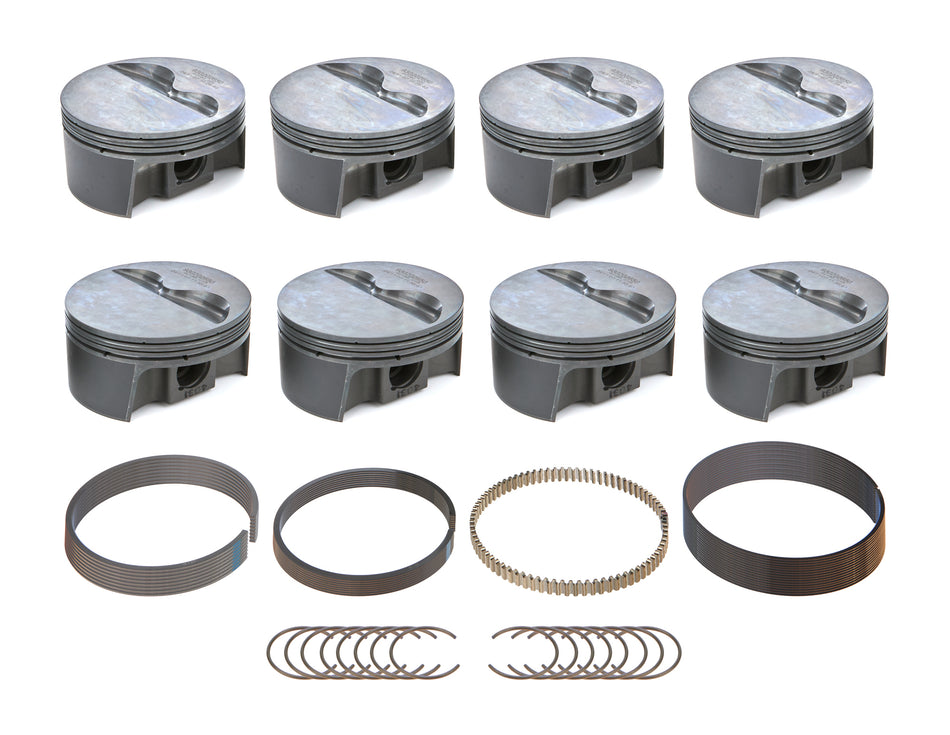 SBC PowerPak FT Piston Set 4.050 Bore -4.1cc