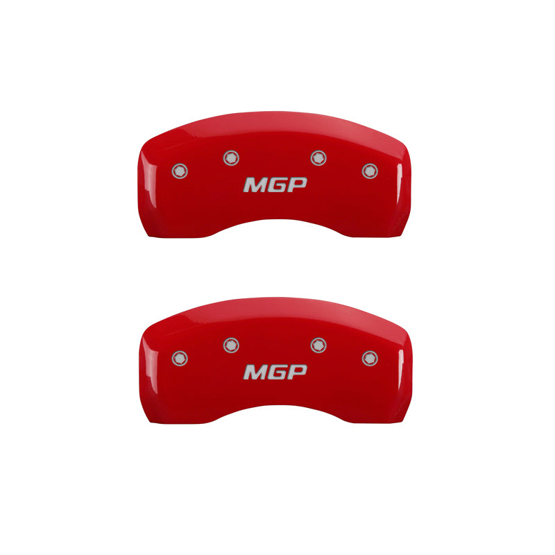 10-17 Mercedes Caliper Covers MGP Engraved Red