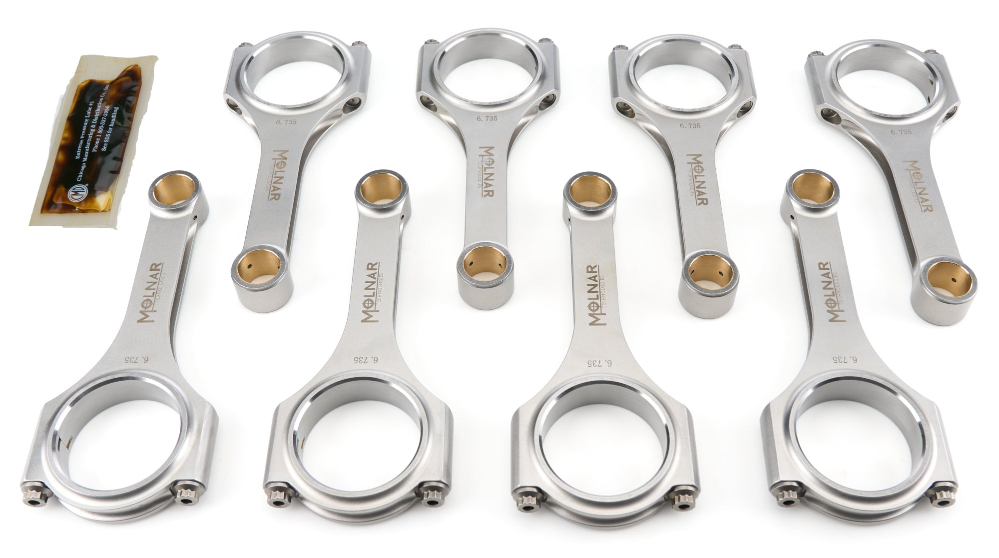 6.735 H-Beam Rod Set Olds V8 425