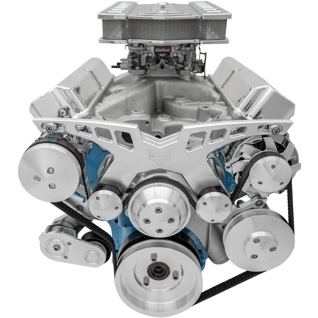 Ford FE Style Track Pulley System