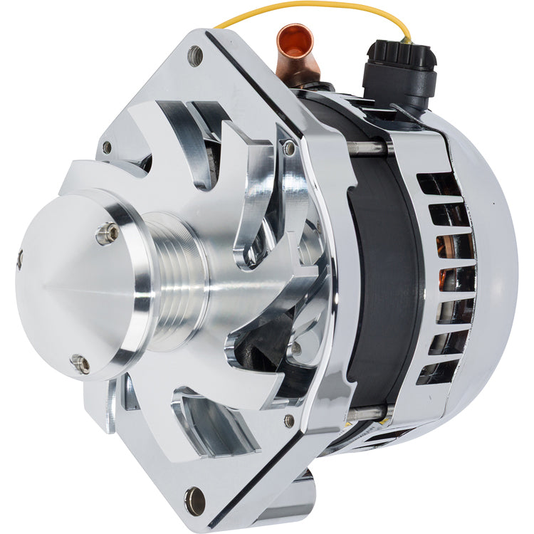 GM 340AMP Alternator Chrome w/Pulley