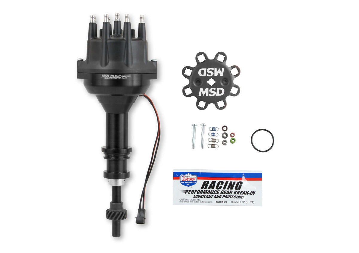 SBF 351W Pro Billet Distributor w/Steel Gear