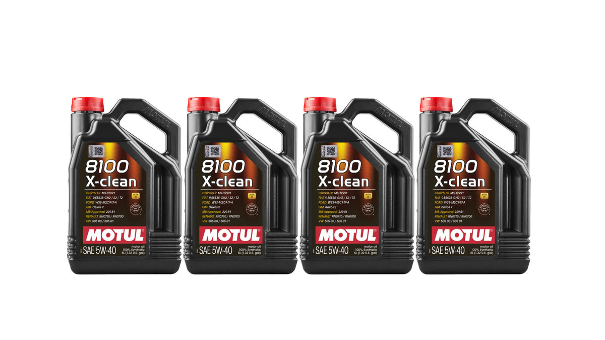 8100 X-Clean 5W-40 Case 4 x 5 Liter Bottle