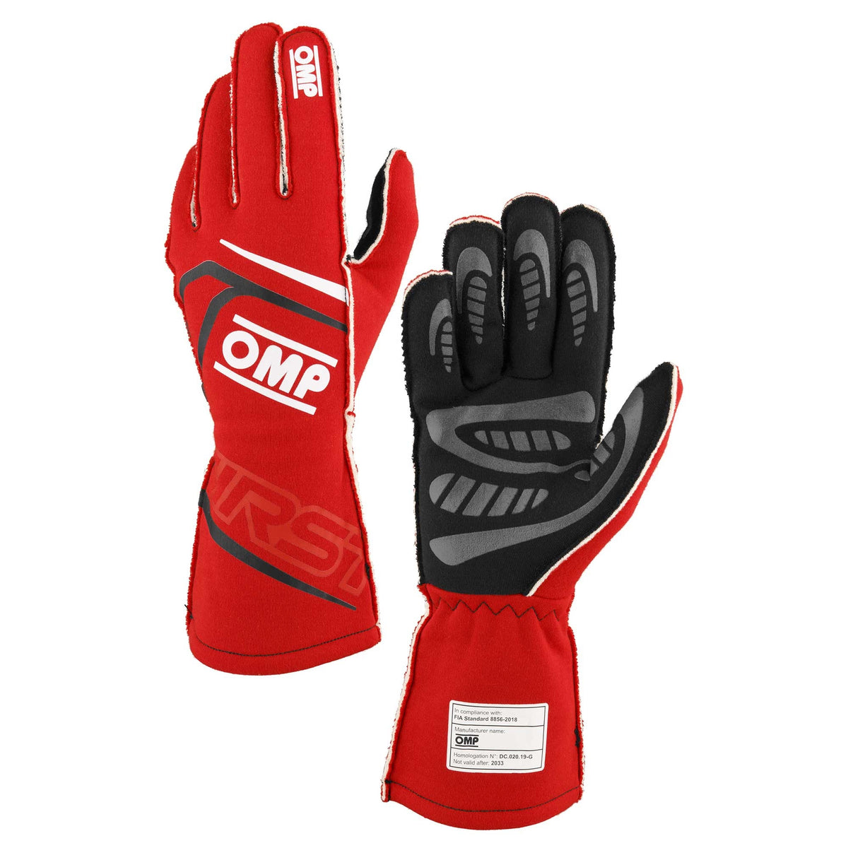 FIRST GLOVES FIA 8856-20 18 MY2025 RED SZ. S