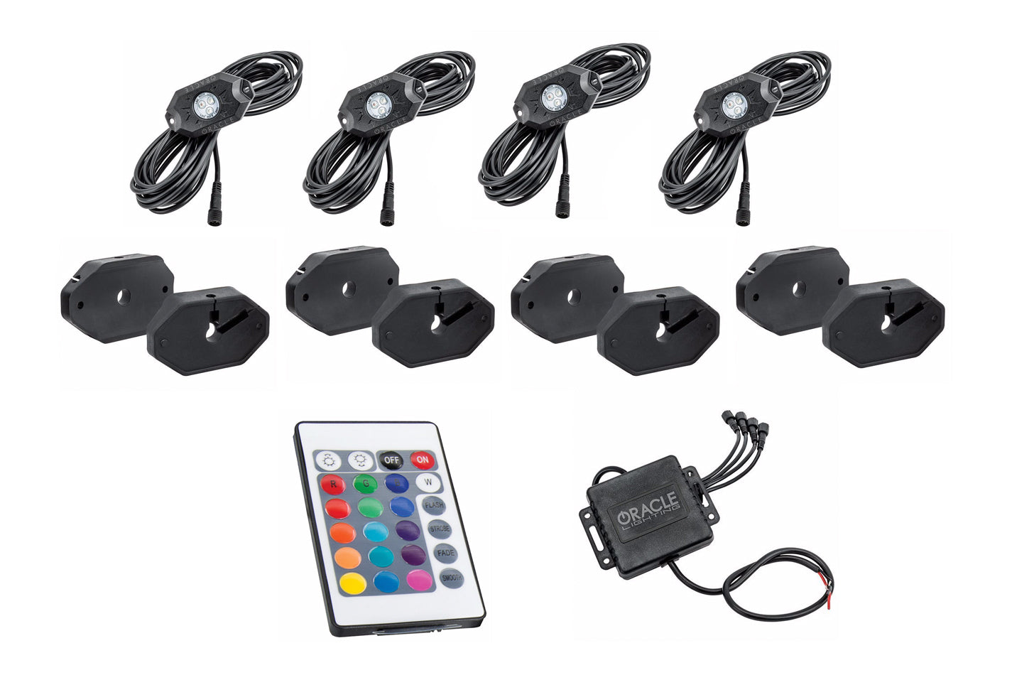 LED Bluetooth + RF Color shift Underbody Rock Kit