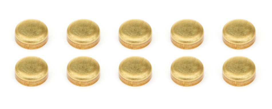 Expansion Plugs 10pk - Brass 1-3/8 Dia