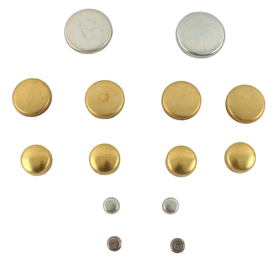 Buick V6 Freeze Plug Kit Brass  3.2L/3.8L/4.1L
