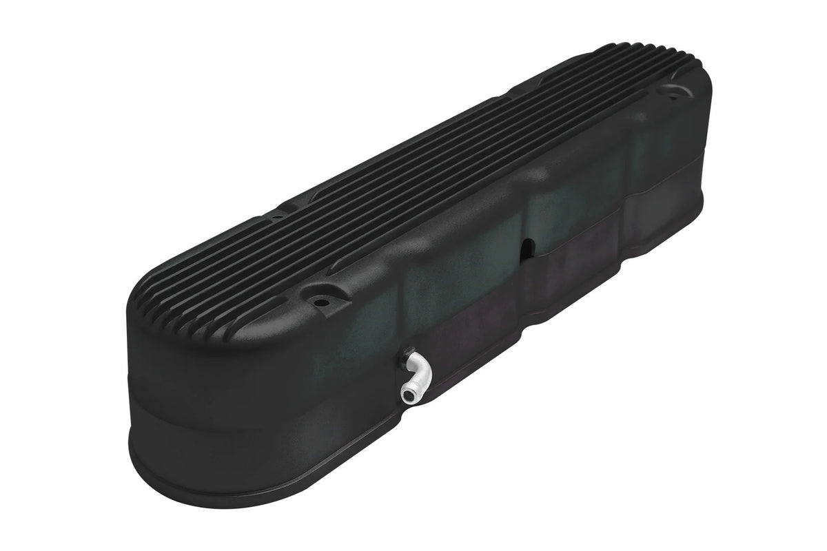 Finned LS Valve Covers - Black