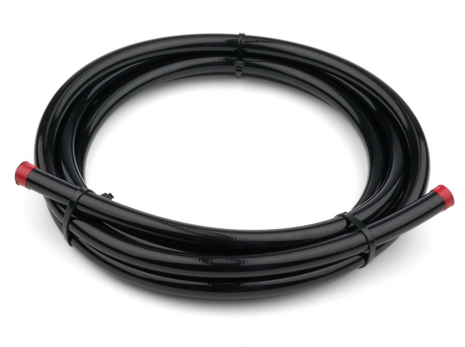 8AN Non-Carbon Lined PTFE Hose Black 10ft