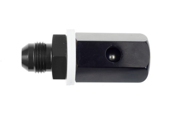 8AN Male Roll Over Vent Valve Black