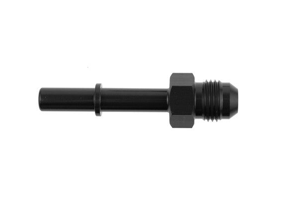 8AN Male 1/2in Push On EFI Black