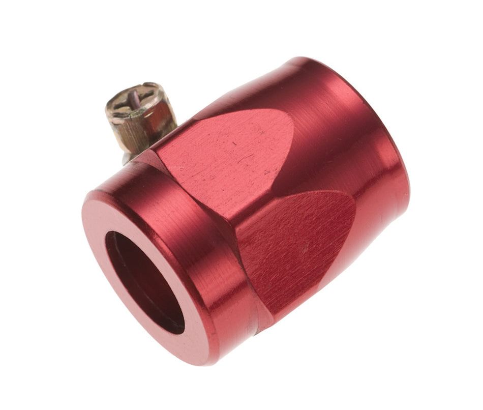 6AN Anodized Hose Finisher Red