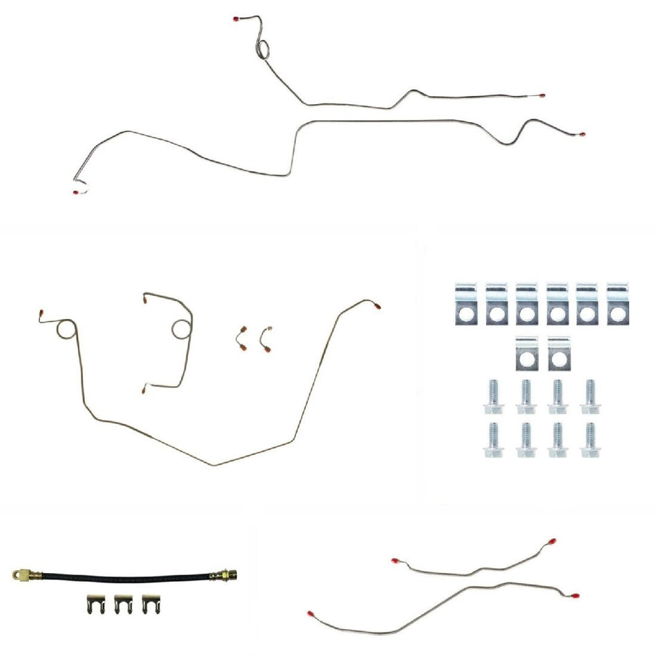 69 Camaro Complete Brake Line Kit Stainless