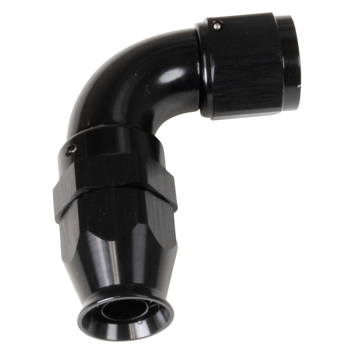 8AN 90Deg Pro Hose End PTFE Black