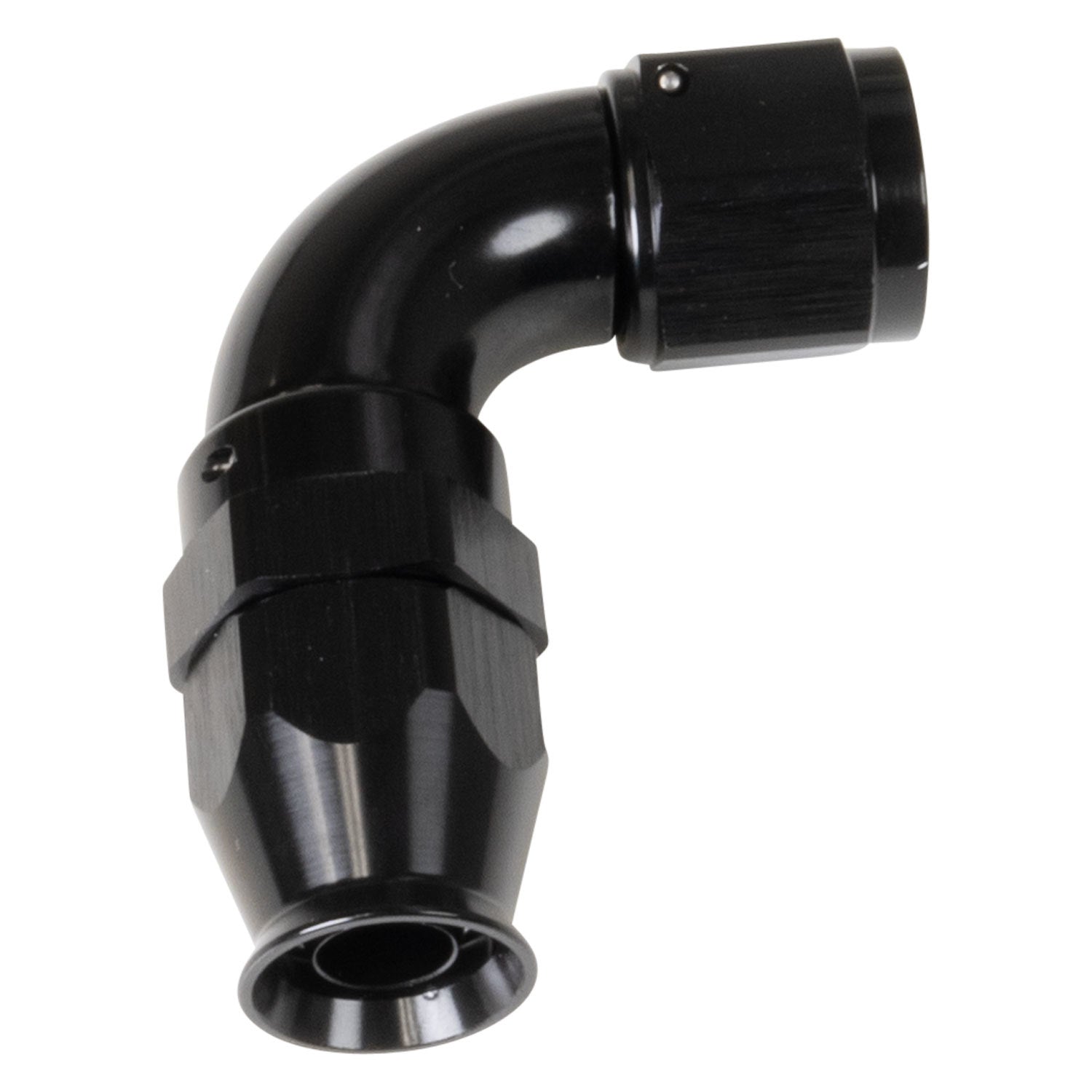 8AN 90Deg Pro Hose End PTFE Black