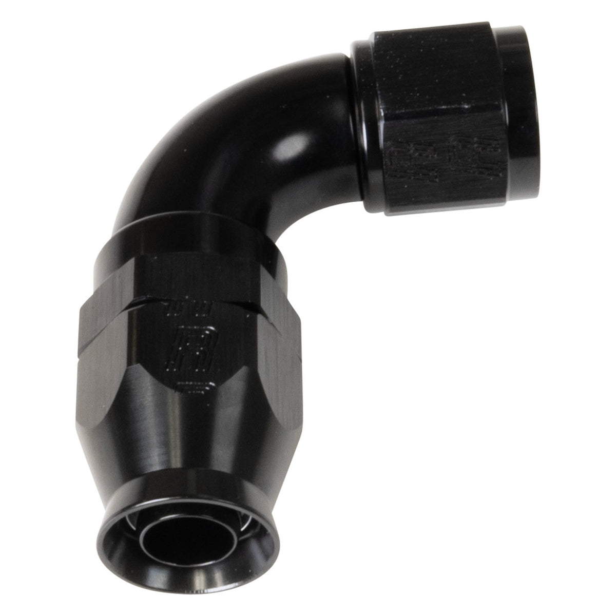10AN 90Deg Pro Hose End PTFE Black
