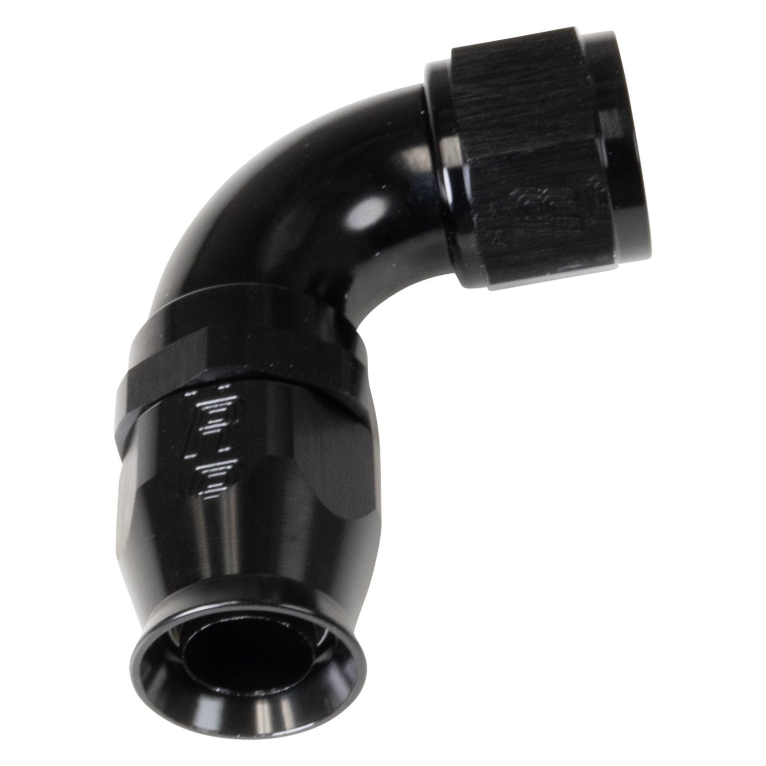 12AN 90Deg Pro Hose End PTFE Black