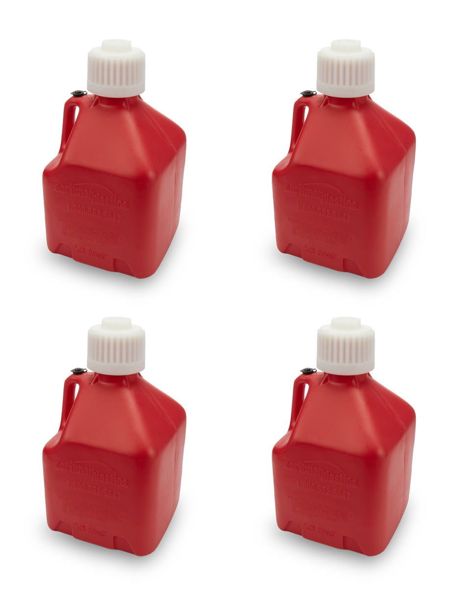 Utility Jug - 3-Gallon Red - Case 4