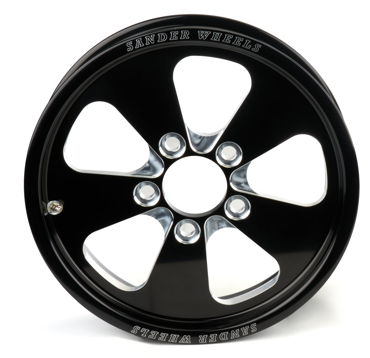 740 SERIES 15X3.5X2.2 FR GD 5 SPOKE 5X4.75 BLK &