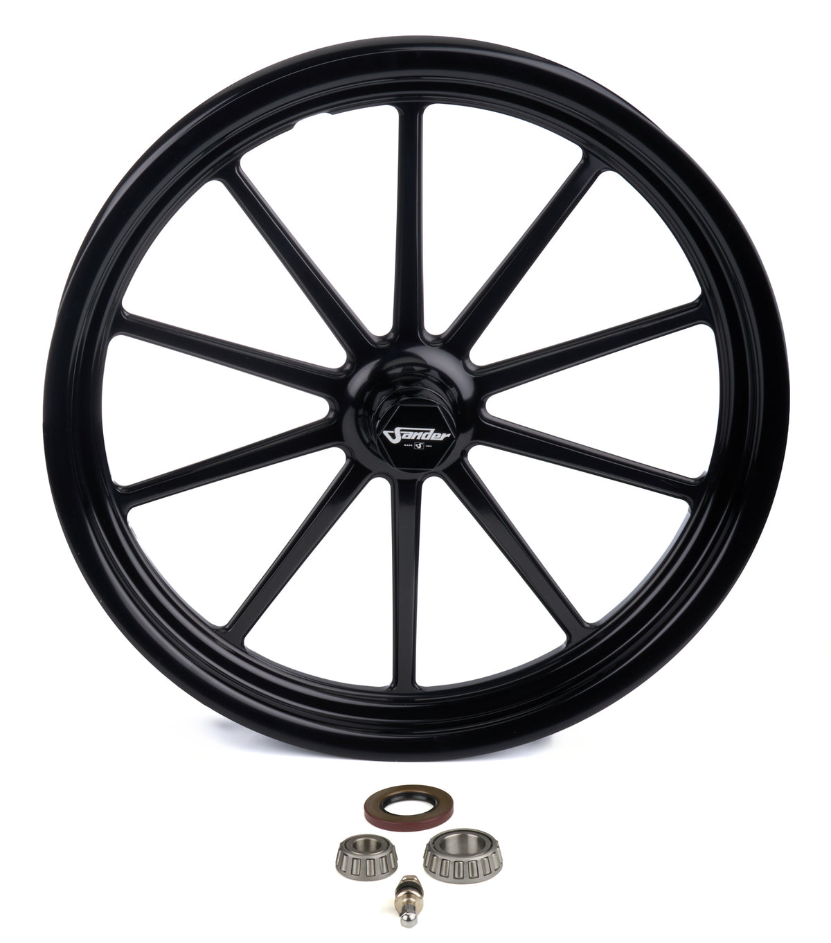 740 Series 17X2.2 FRGD 10 Spoke Spindle MNT BLK