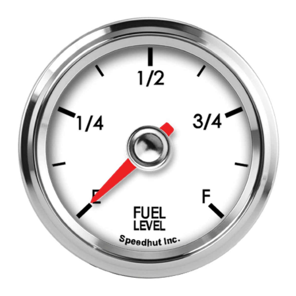 2-1/16in Fuel Lvl Gauge Programmable White Face
