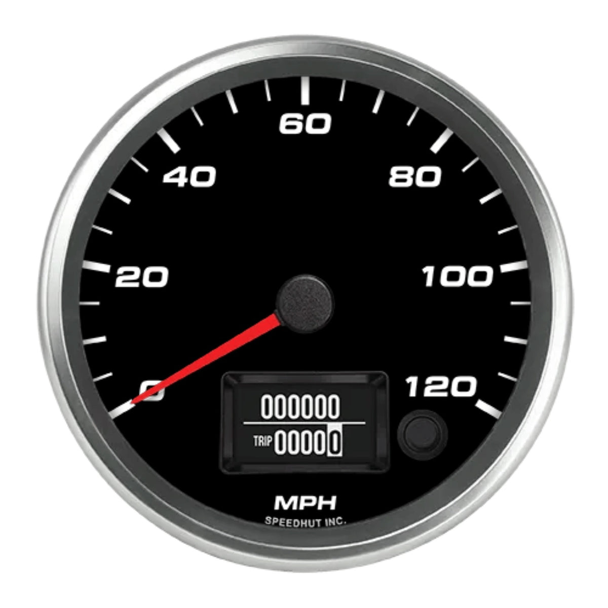 4-1/2in GPS Speedo 120 mph Black Face
