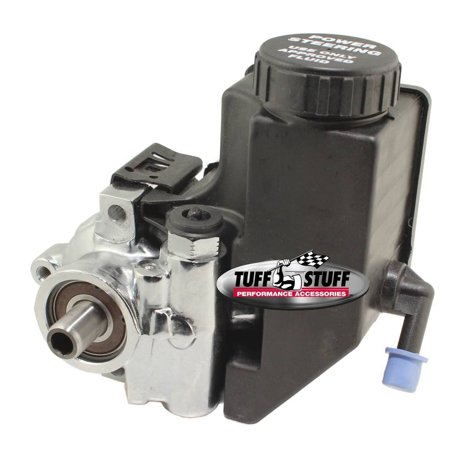 Type II Power Steering Pump w/Reservoir Chrome