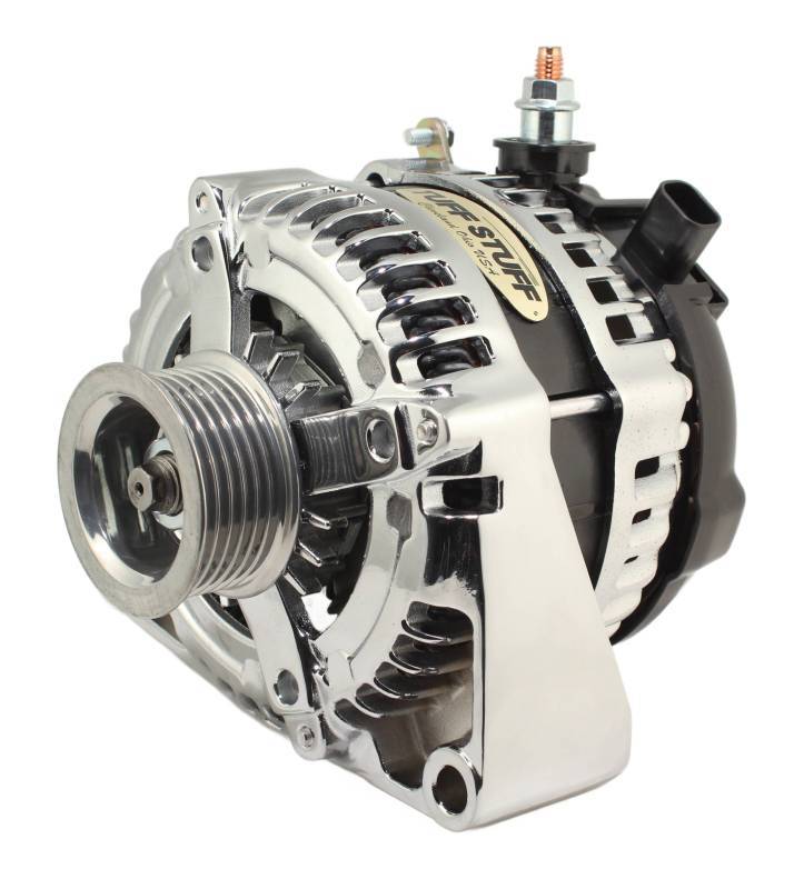 LS225 Max Amp Alternator 6 Groove 1-Wire Chrome