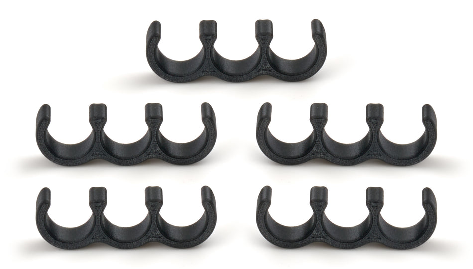 Line Clamp Triple -6 Fuel Line 5 Pack