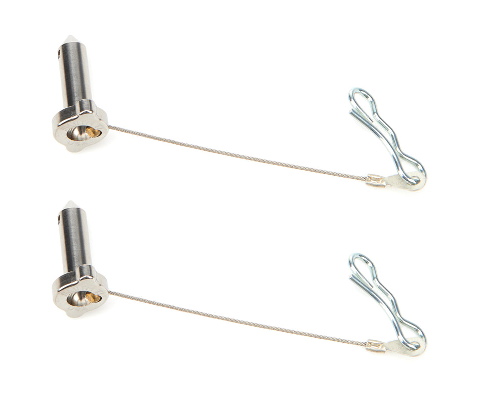 Aero Wing Tree Pin Kit 1/4x5/8 Pair Titanium