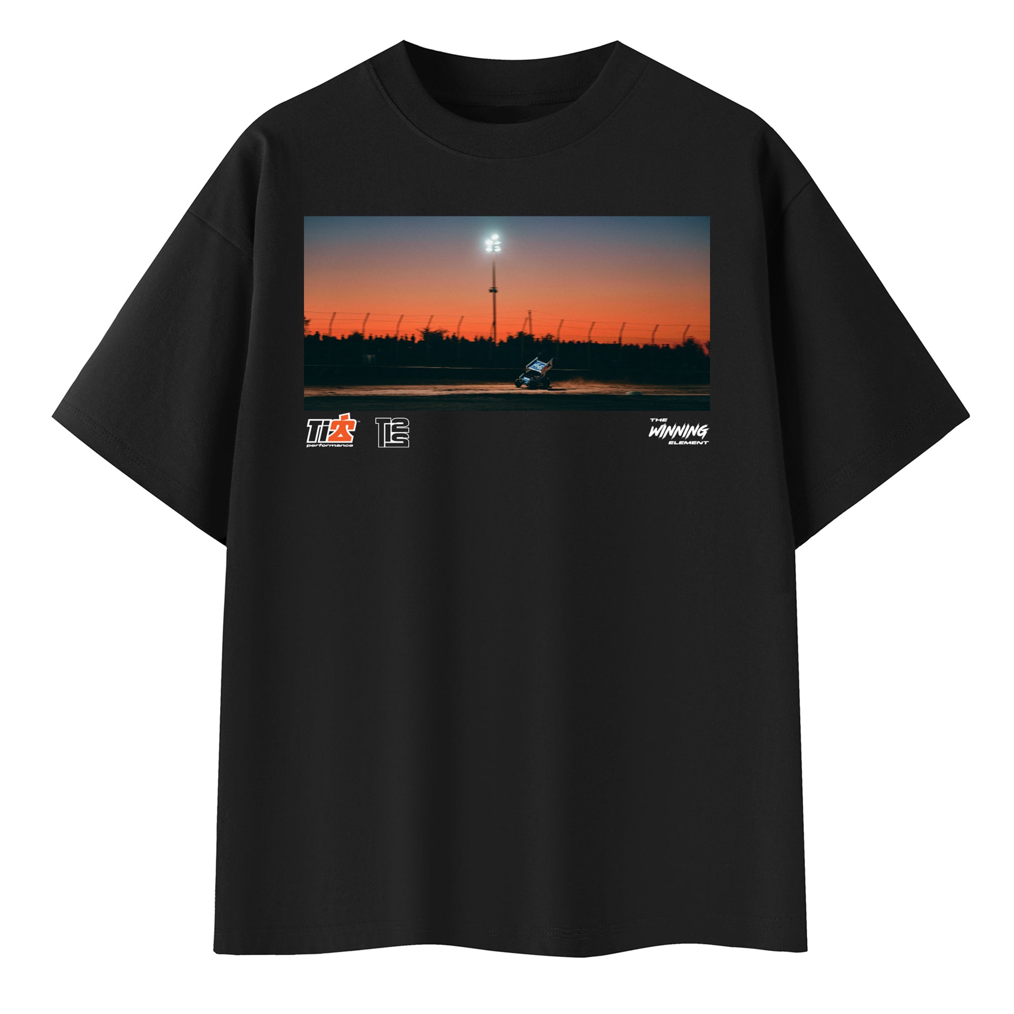 T-Shirt Sprint Car Front Black XX-Large