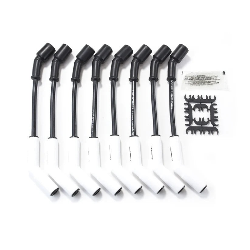 8.5mm Black Ign Wire Set 135 Degree Black Boots