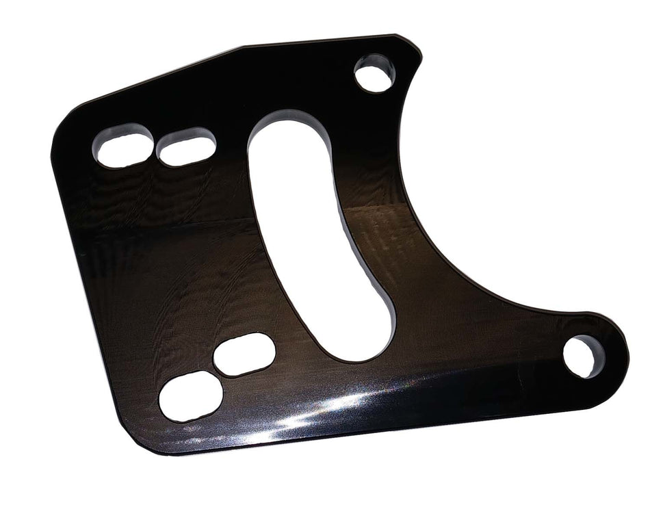 Champ Kart Rear Brake Ca liper Bracket.  Black.